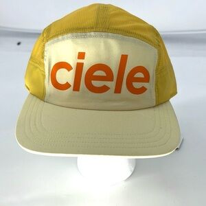 Ciele Yellow & Cream Logo Running Cap